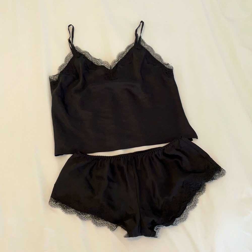 Victoria’s Secret Satin Sleep Tank & Shorts Set